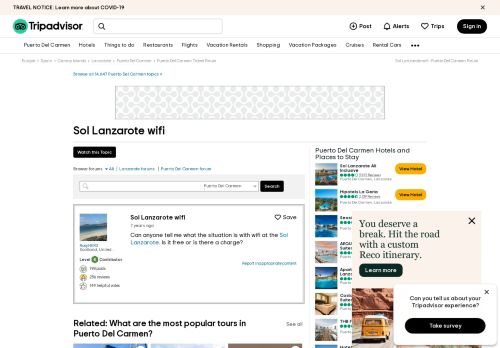 
                            11. Sol Lanzarote wifi - Puerto Del Carmen Forum - TripAdvisor