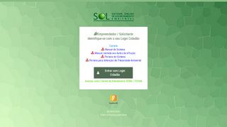 
                            12. SOL - Sistema Online de Licenciamento Ambiental