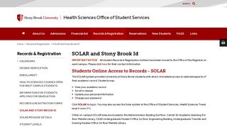
                            3. SOLAR and Stony Brook ID | Health Sciences Office of ...