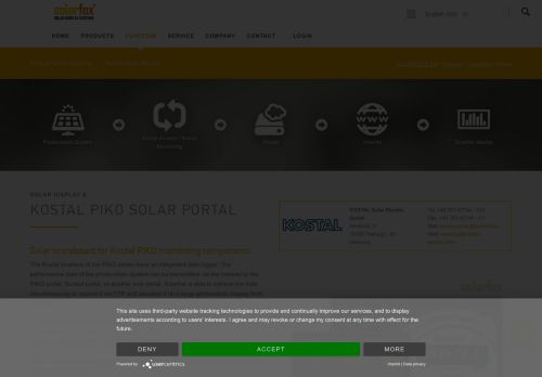 
                            11. Solar-Display for Kostal Piko inverters - SOLARFOX®