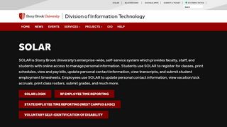 
                            1. SOLAR - Division of Information Technology - Stony Brook University