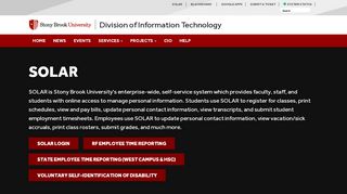 
                            1. SOLAR - Division of Information Technology - Stony Brook ...