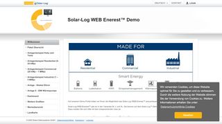 
                            8. Solar-Log WEB Enerest™ Demo - Solar-Log™ Logo