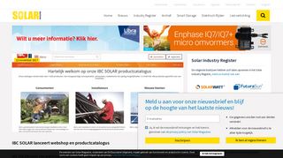 
                            8. Solar Magazine - IBC SOLAR lanceert webshop en productcatalogus