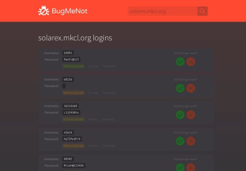 
                            3. solarex.mkcl.org passwords - BugMeNot