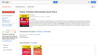 
                            6. Solaris 10 System Administration Exam Prep 2
