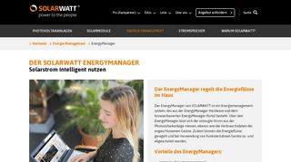 
                            12. SOLARWATT EnergyManager | Der Strom Manager für Ihre PV Anlage