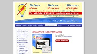 
                            11. Solarwatt EnergyManager | Mitzner-Energie