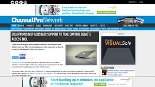 
                            11. SolarWinds MSP Adds Mac Support to Take Control Remote Access ...