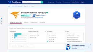 
                            13. Solarwinds RMM Reviews & Ratings | TrustRadius