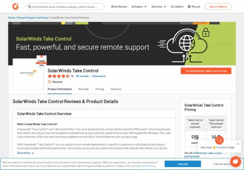 
                            10. SolarWinds Take Control (formerly known as SolarWinds MSP ...