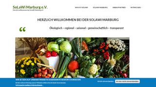 
                            1. SoLaWi Marburg eV