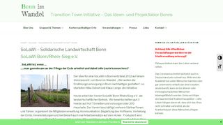 
                            11. SoLaWi - Solidarische Landwirtschaft Bonn - Bonn im Wandel
