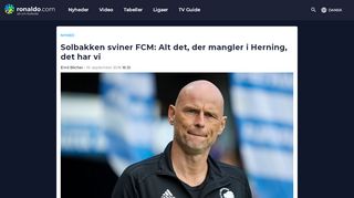 
                            13. Solbakken sviner FCM: Alt det, der mangler i Herning, det har vi ...