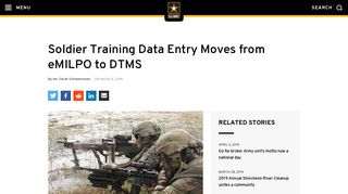 
                            3. Soldier Training Data Entry Moves from eMILPO to DTMS ... - Army.mil