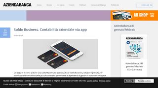 
                            10. Soldo Business. Contabilità aziendale via app - AziendaBanca.it