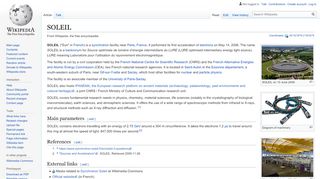 
                            10. SOLEIL - Wikipedia