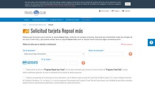 
                            6. Solicitar tarjeta Repsol más - Travel Club