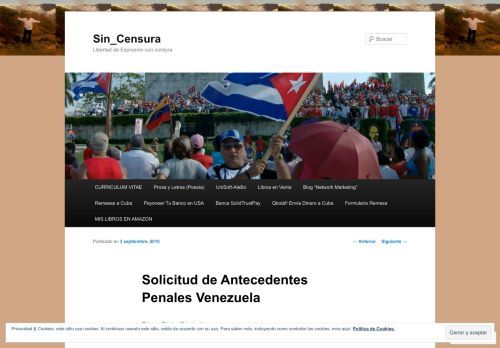 
                            5. Solicitud de Antecedentes Penales Venezuela | Sin_Censura