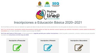 
                            4. Solicitud de Inscripción - Secretaría de Educación de Quintana Roo