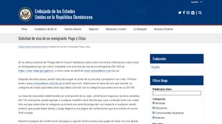 
                            6. Solicitud de visa de no-inmigrante: Pago y Citas | Embajada de los ...