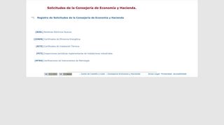 
                            1. Solicitudes de la Consejería de Economía y Hacienda.