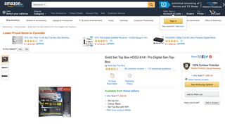 
                            10. Solid Set Top Box HDS2-6141 Pro Digital Set-Top-Box - Amazon.in