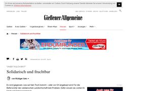 
                            11. Solidarisch und fruchtbar | Wetterauer Zeitung