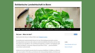 
                            3. Solidarische Landwirtschaft in Bonn