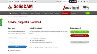 
                            4. SolidCAM CAM Software: Login & Downloads