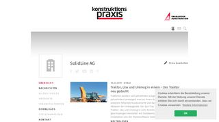 
                            9. SolidLine AG in Walluf | Übersicht - konstruktionspraxis