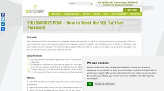 
                            8. SOLIDWORKS PDM – How to Reset the SQL 'sa' User Password ...
