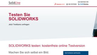 
                            4. SOLIDWORKS testen: kostenfreie online Testversion - SolidLine AG