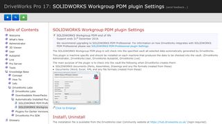 
                            11. SOLIDWORKS Workgroup PDM plugin Settings - DriveWorks Pro Help