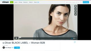 
                            11. s.Oliver BLACK LABEL – Woman B2B on Vimeo