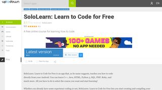 
                            7. SoloLearn: Learn to Code for Free 2.5.1 for Android - ...