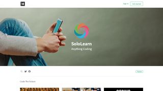 
                            8. SoloLearn – Medium