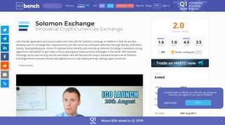 
                            7. Solomon Exchange (SMNX) - ICO rating and details | ICObench