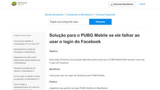 
                            4. Solução para o PUBG Mobile se ele falhar ao usar o login do Facebook