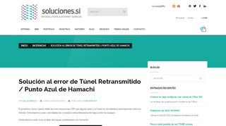 
                            12. Solución al error de Túnel Retransmitido / Punto Azul de Hamachi ...