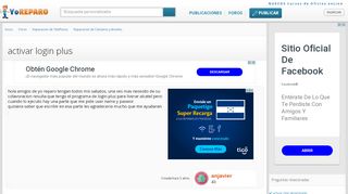 
                            10. Solucionado: activar login plus - YoReparo