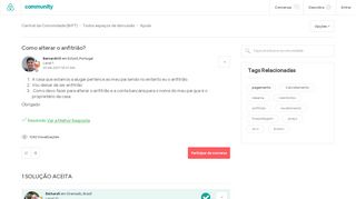 
                            6. Solucionado: Como alterar o anfitrião? - Airbnb Community