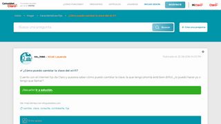 
                            1. Solucionado: ¿Cómo cambiar la clave del wi-fi? - Comunidad Claro ...