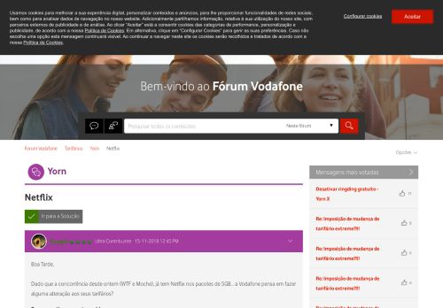 
                            3. Solucionado: Netflix - Forum Vodafone