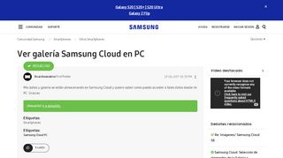 
                            5. Solucionado: Ver galería Samsung Cloud en PC - Samsung Community