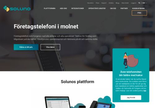 
                            2. Soluno: Telefonilösningar & molnbaserade växeltjänster för företag