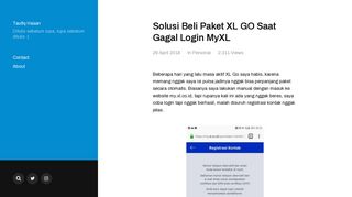 
                            6. Solusi Beli Paket XL GO Saat Gagal Login MyXL – Taufiq Hasan