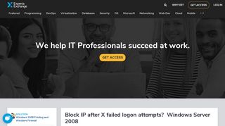 
                            11. [SOLUTION] Block IP after X failed logon attempts? Windows Server ...