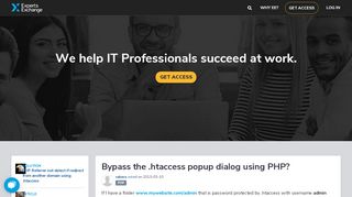 
                            9. [SOLUTION] Bypass the .htaccess popup dialog using PHP?