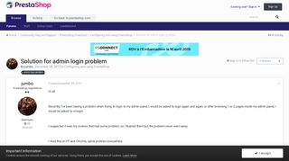 
                            1. Solution for admin login problem - Configuring and using ...